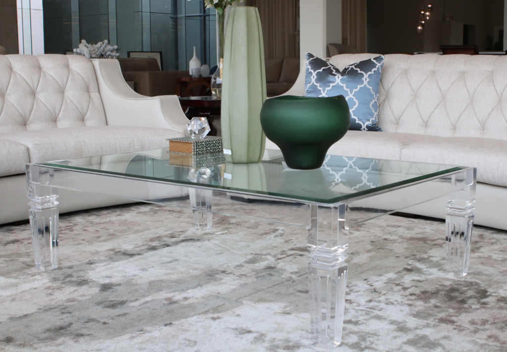 Traditional Perspex Coffee Table House And Haven Italian Furniture