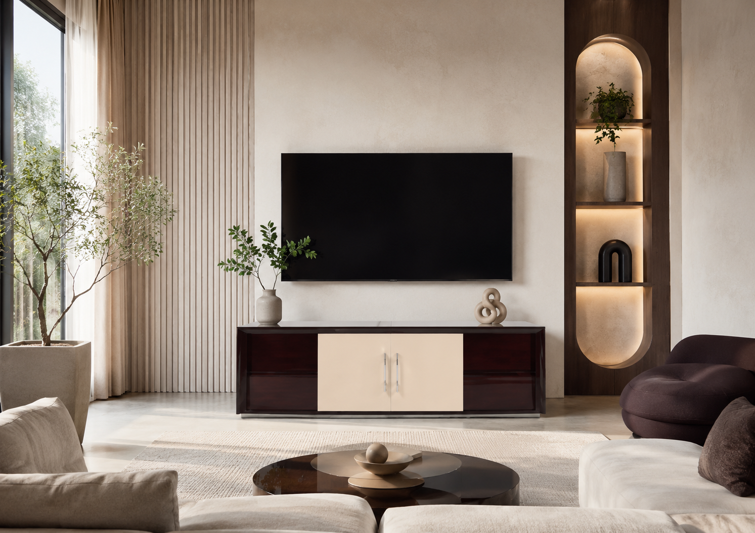 Scoop Low Tv Unit