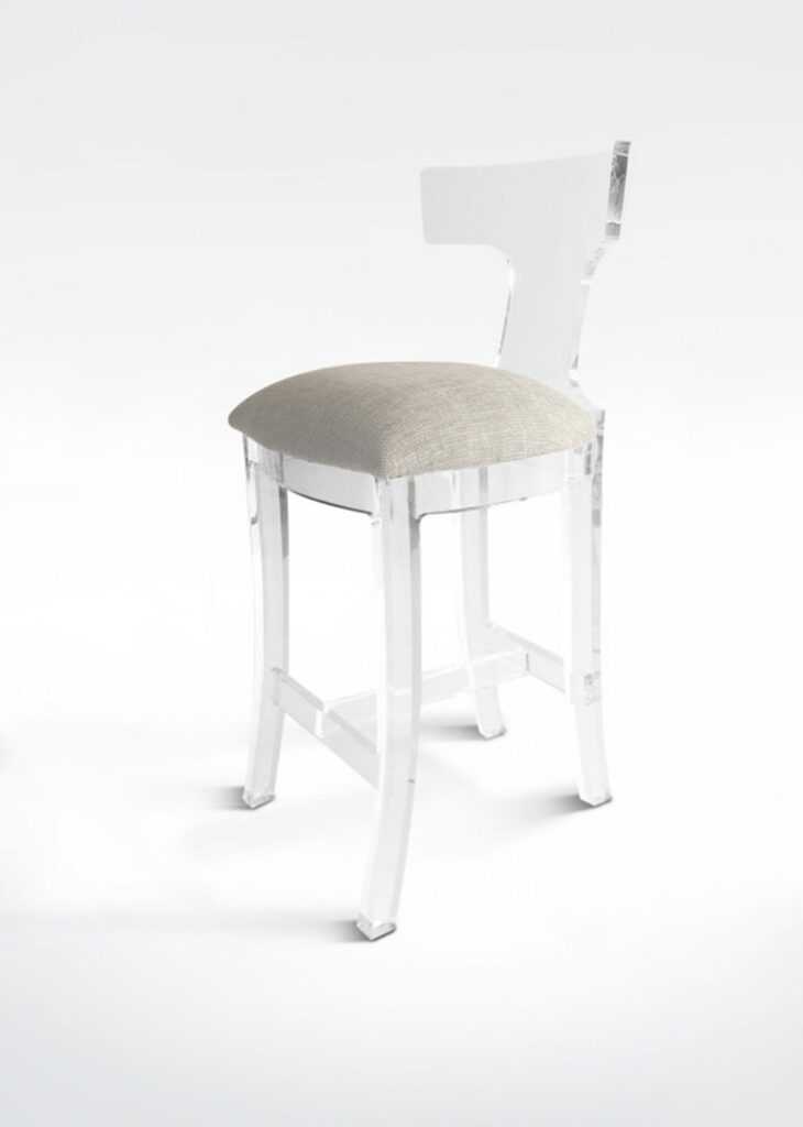Perspex Bar Stool 1 Luxury Furniture House And Haven