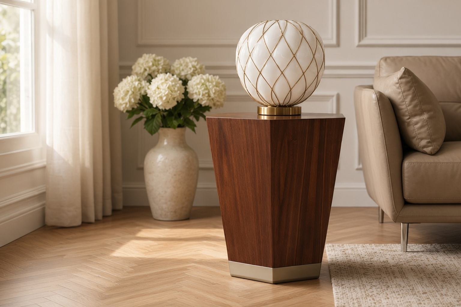 tapered-hexagon-side-table