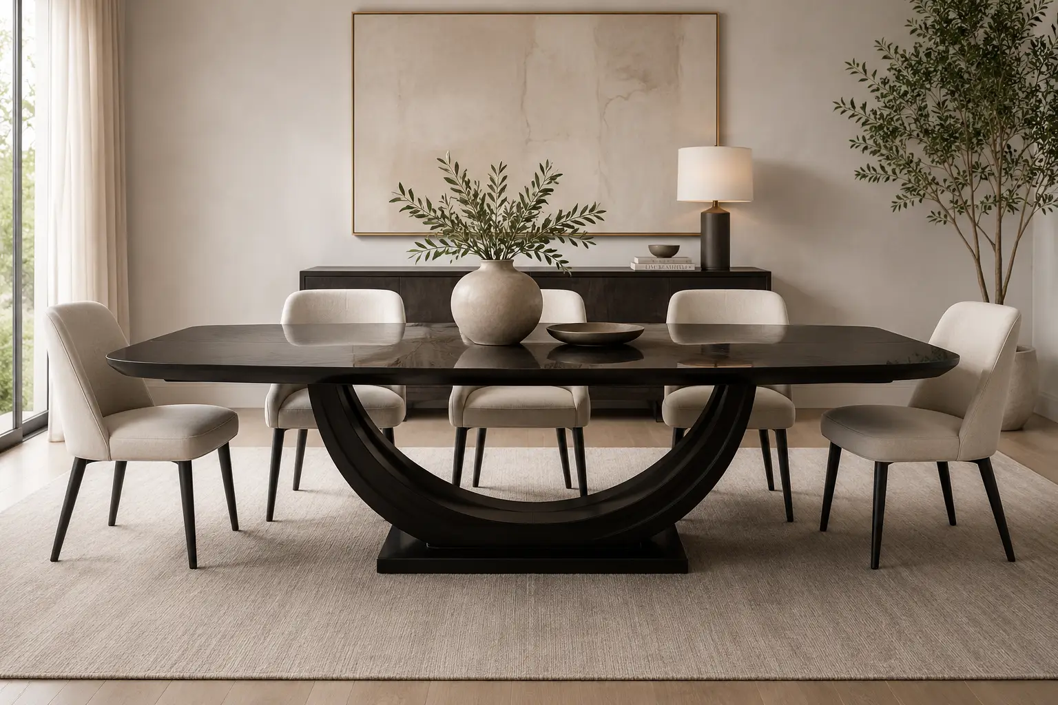 Art Nouveau Dining Table view 2