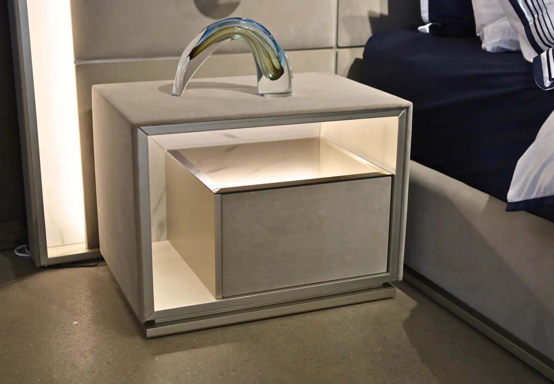 Arora Bedside Pedestal at House & Haven