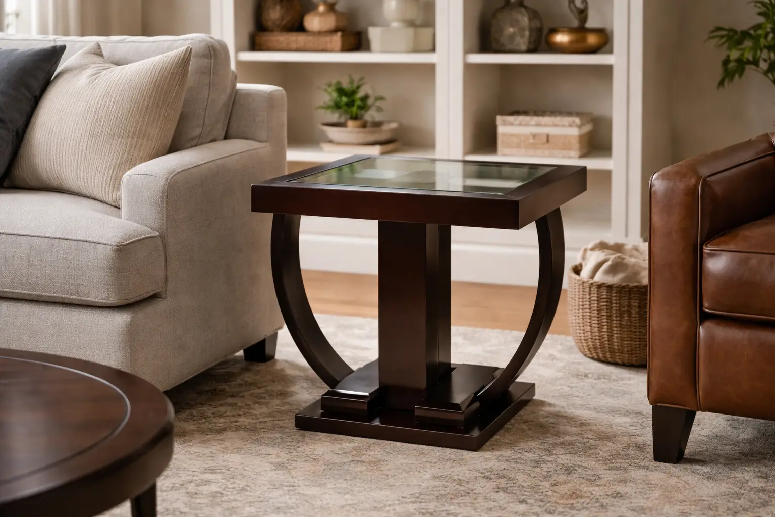 Art Nouveau Square Side Table at House & Haven