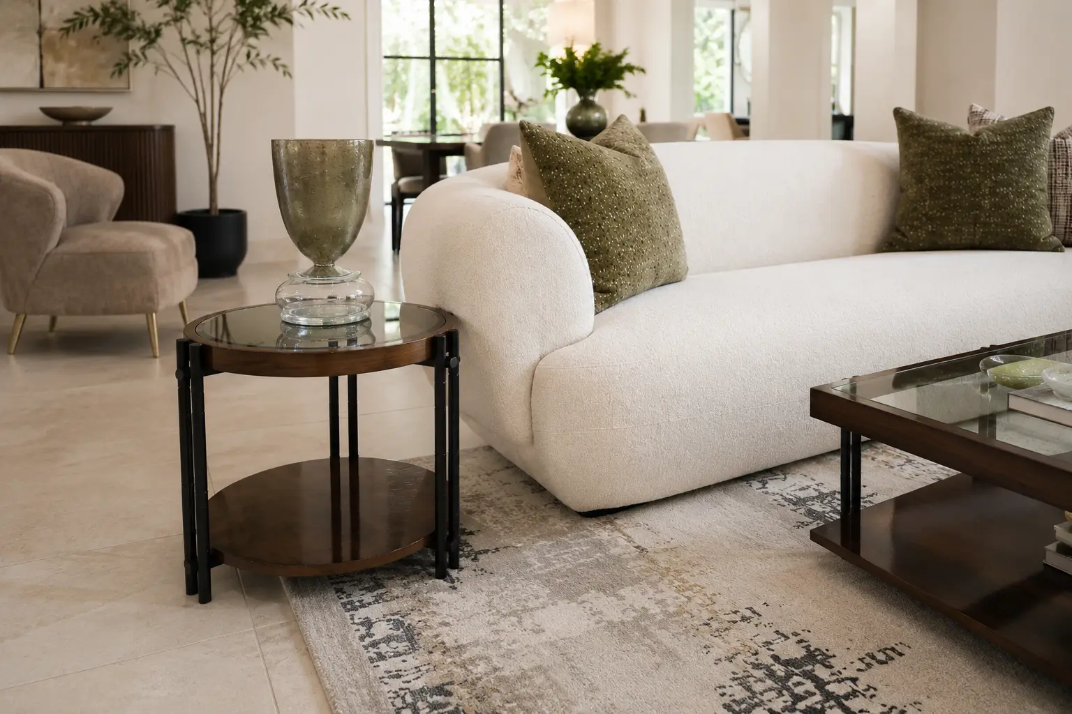 Bamboo Side Table at House & Haven