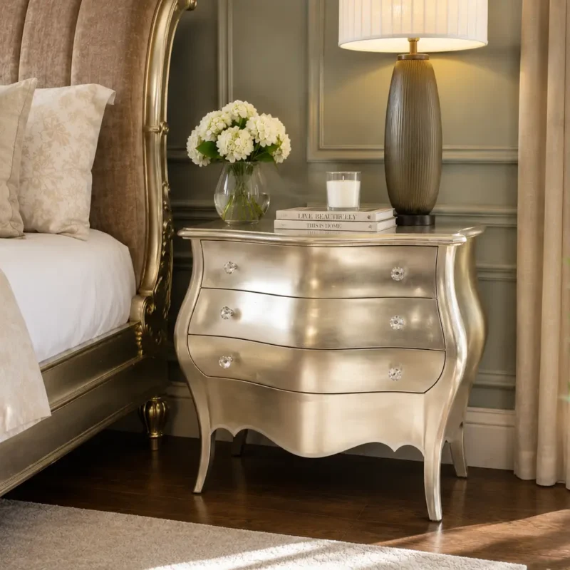 Bombay Bedside Pedestal at House & Haven