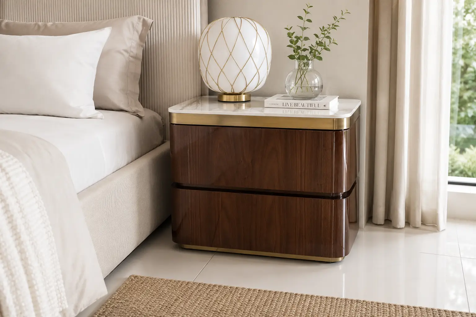 Como Bedside Pedestal at House & Haven