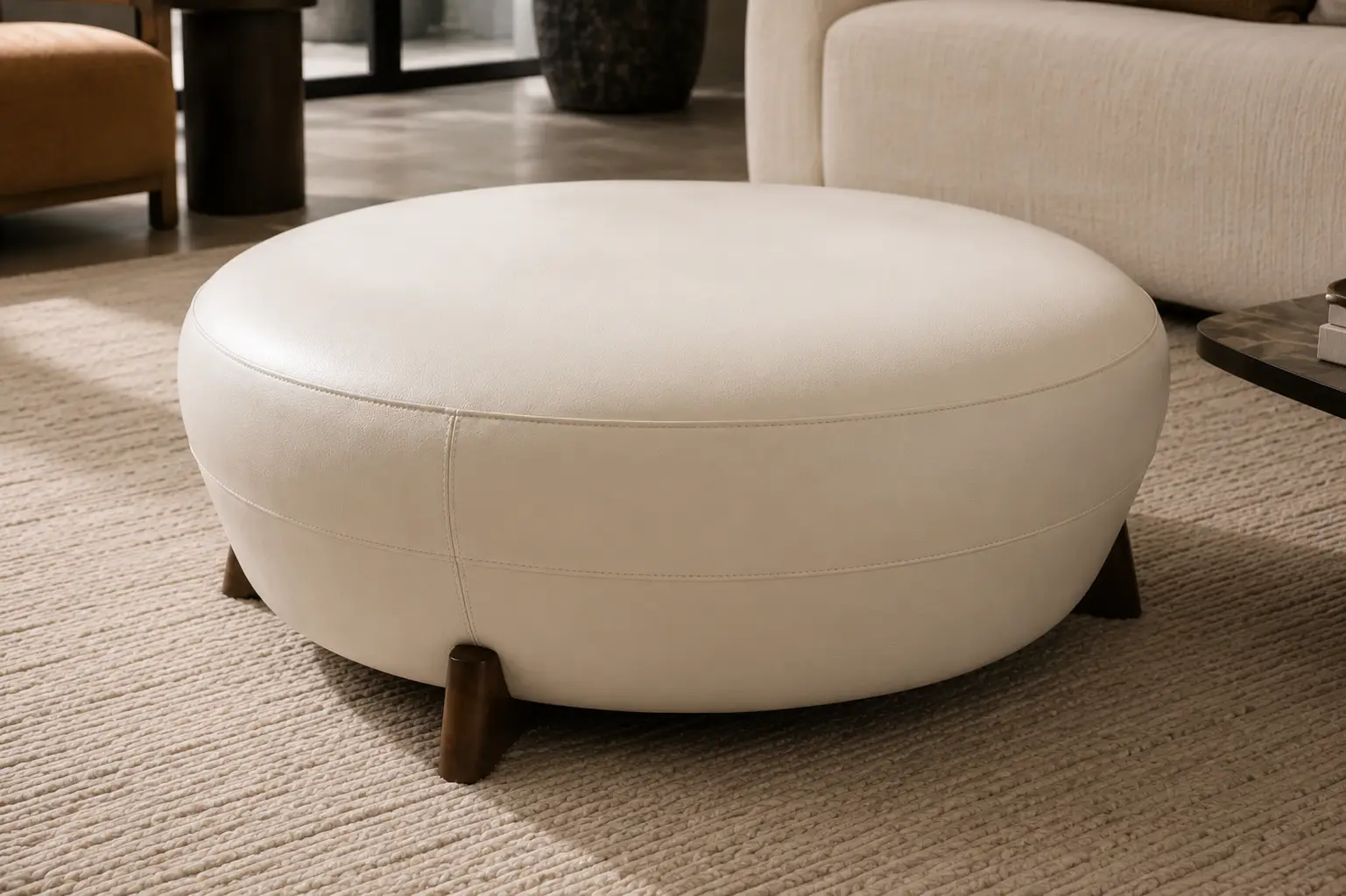 Confident Ottoman at House & Haven