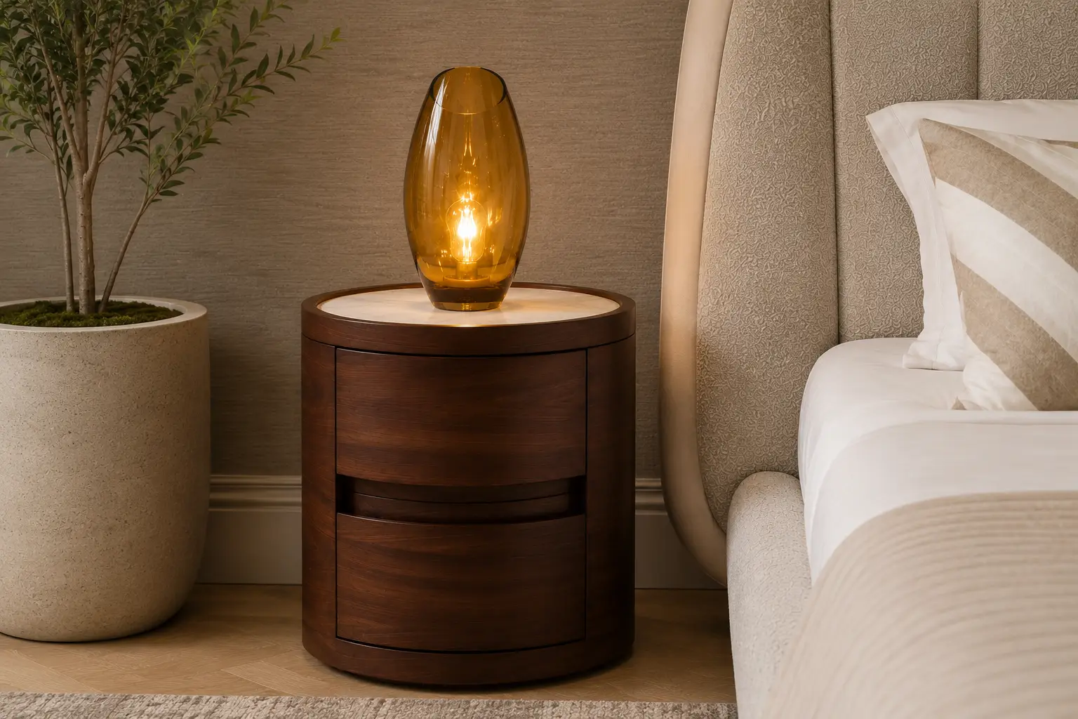 Cove Bedside Pedestal at House & Haven