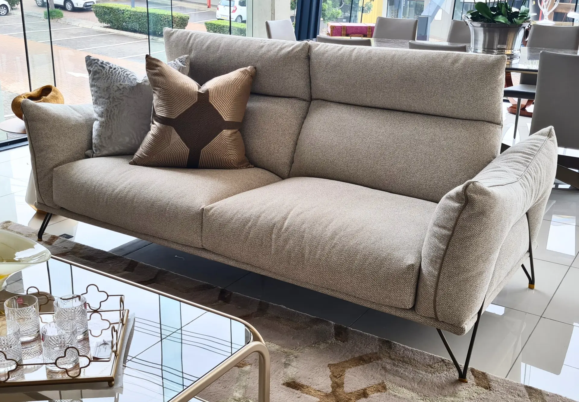 Gorini Dagor Two Seater Sofa at House & Haven