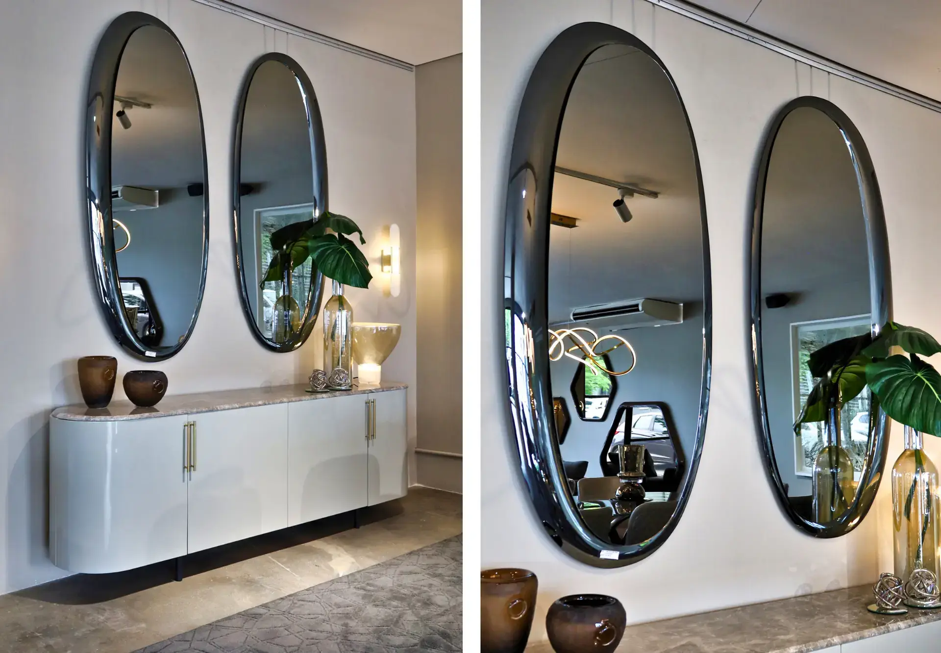Tonin Casa Eden Moulded Single Pane Mirror 160 x 160 cm at House & Haven