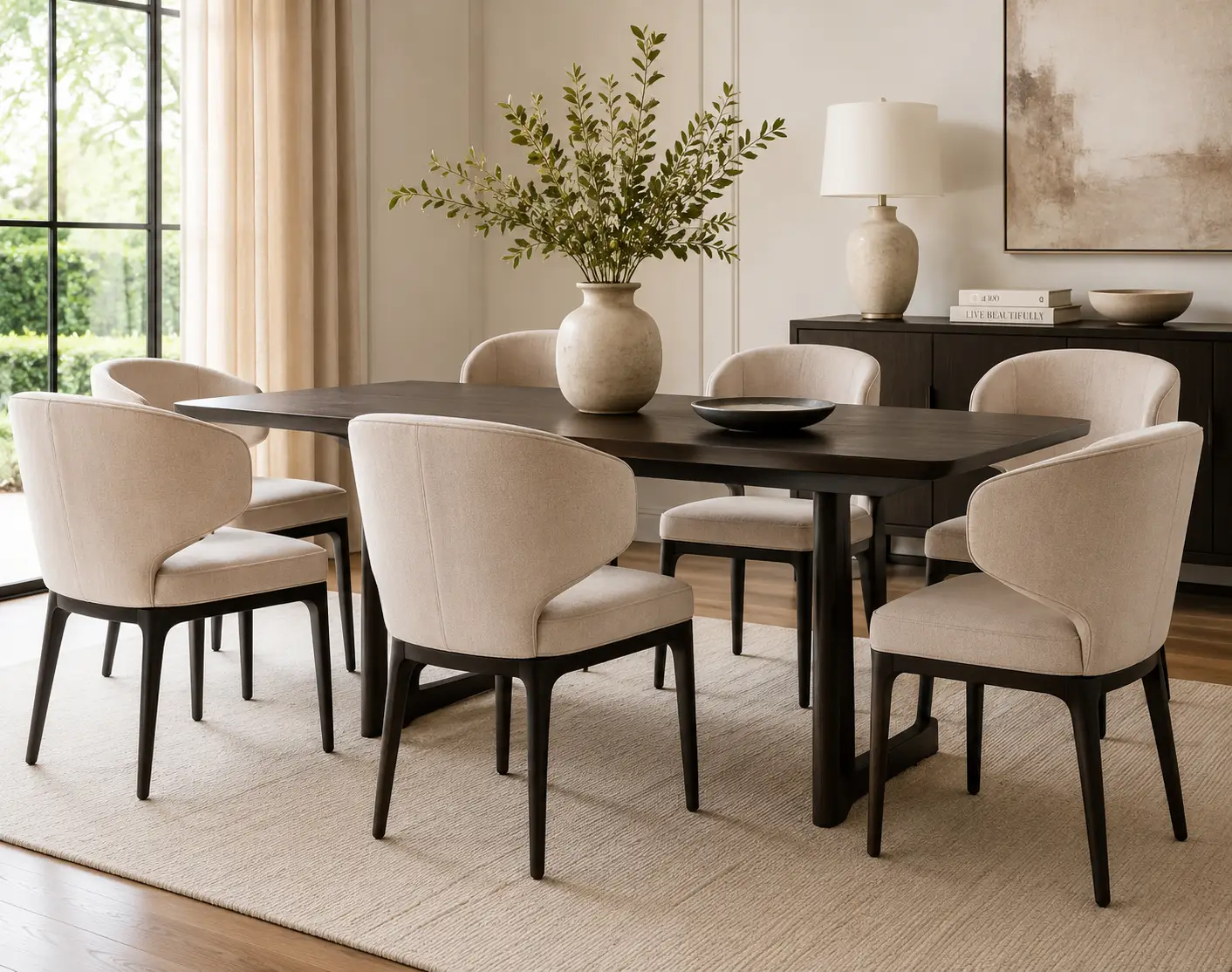 Envy Fabric Dining Chair at House & Haven