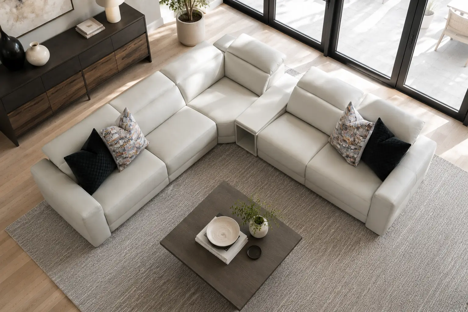 Gorini Piave Luxury Corner Sofa at House & Haven