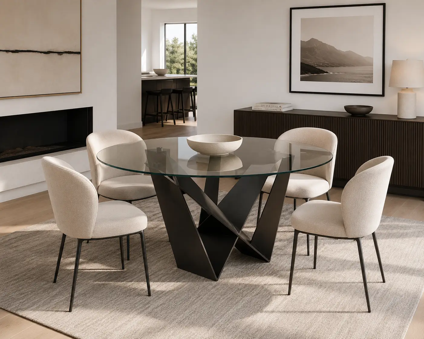 Saporini Lara Round Dining Table at House & Haven