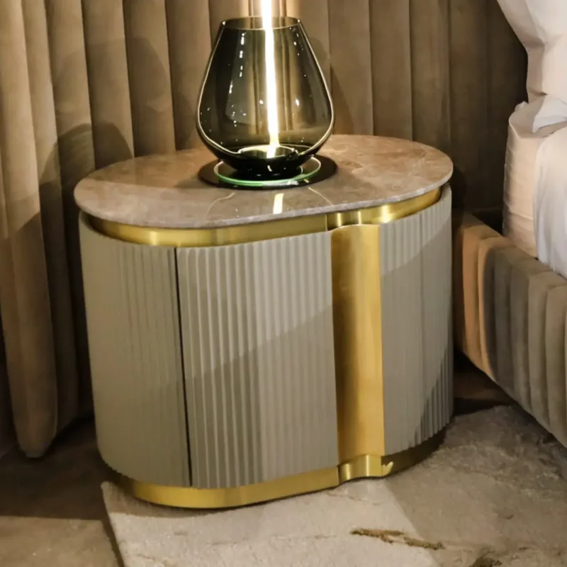 Leonardo Bedside Pedestal at House & Haven