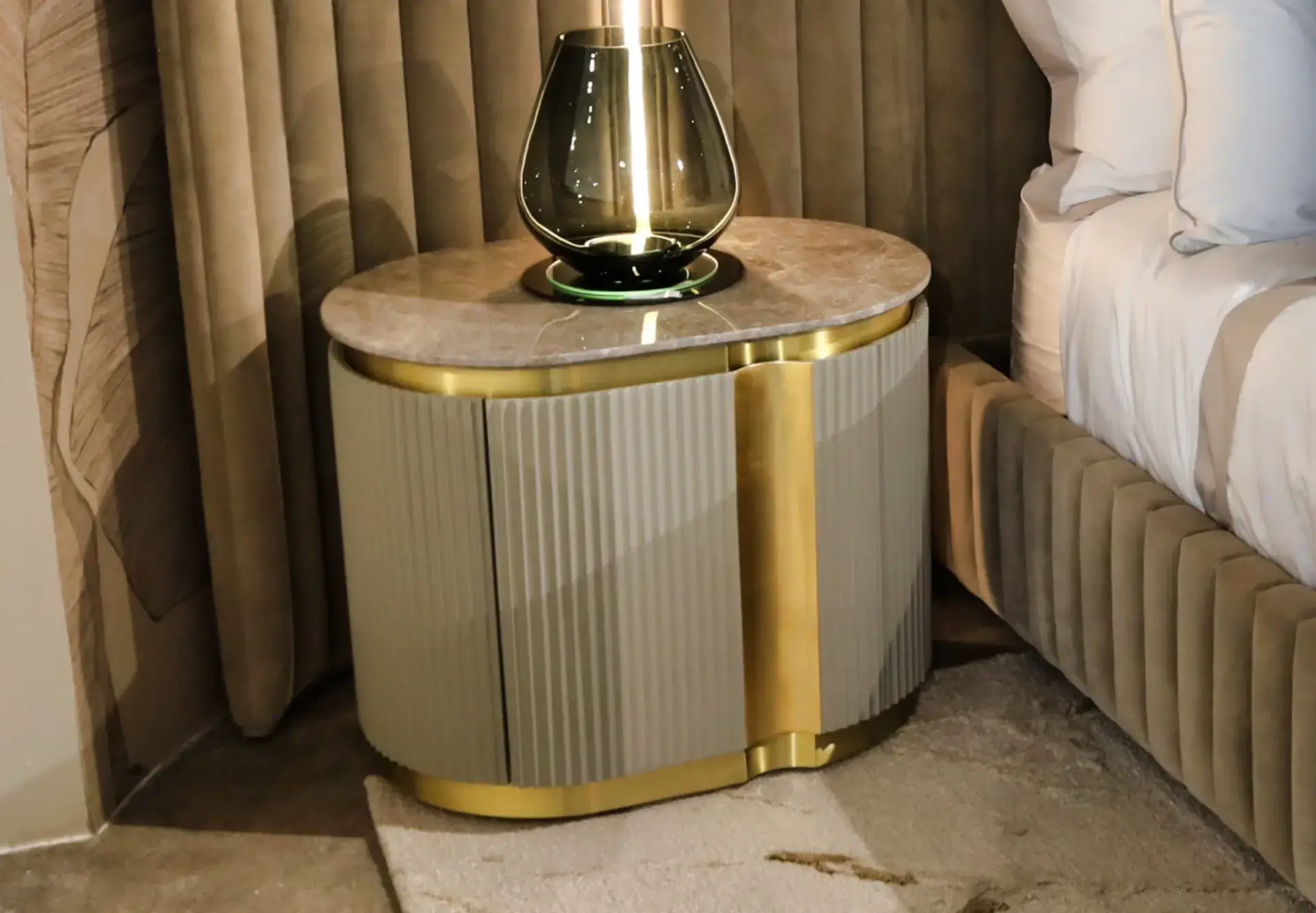 Leonardo Bedside Pedestal at House & Haven