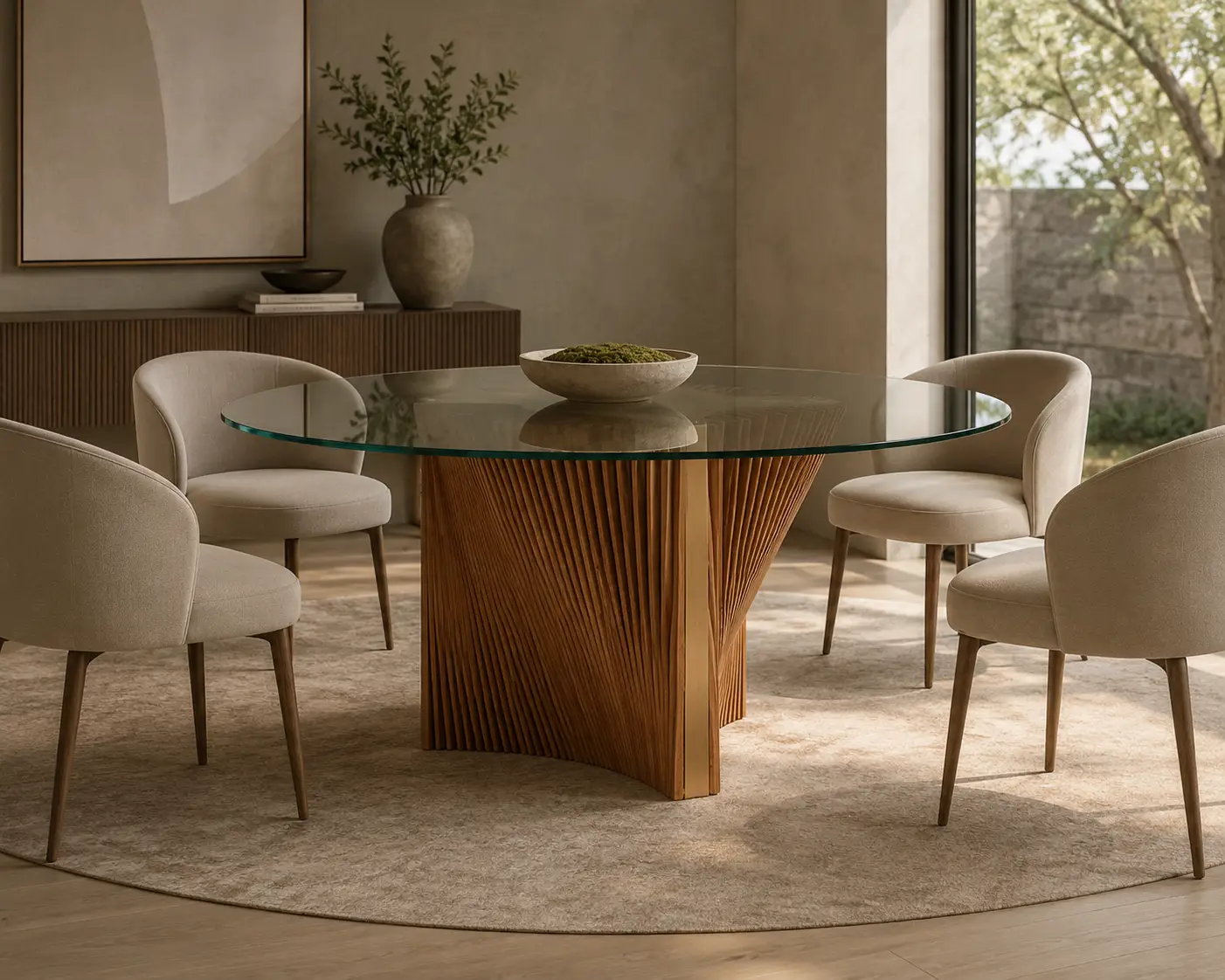 Natisa Clover Entrance/Dining Table at House & Haven