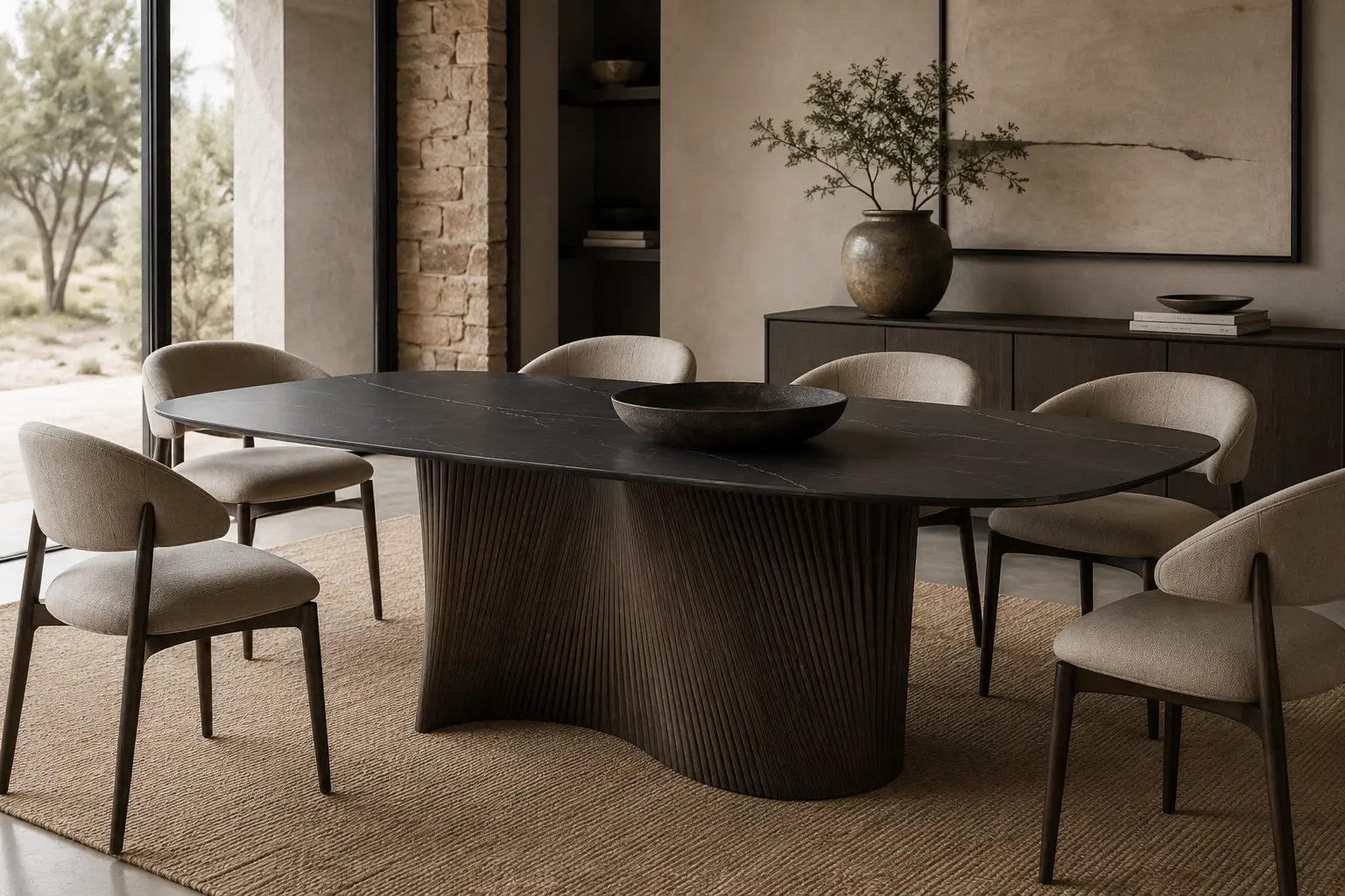 Natisa Orbit Dining Table at House & Haven