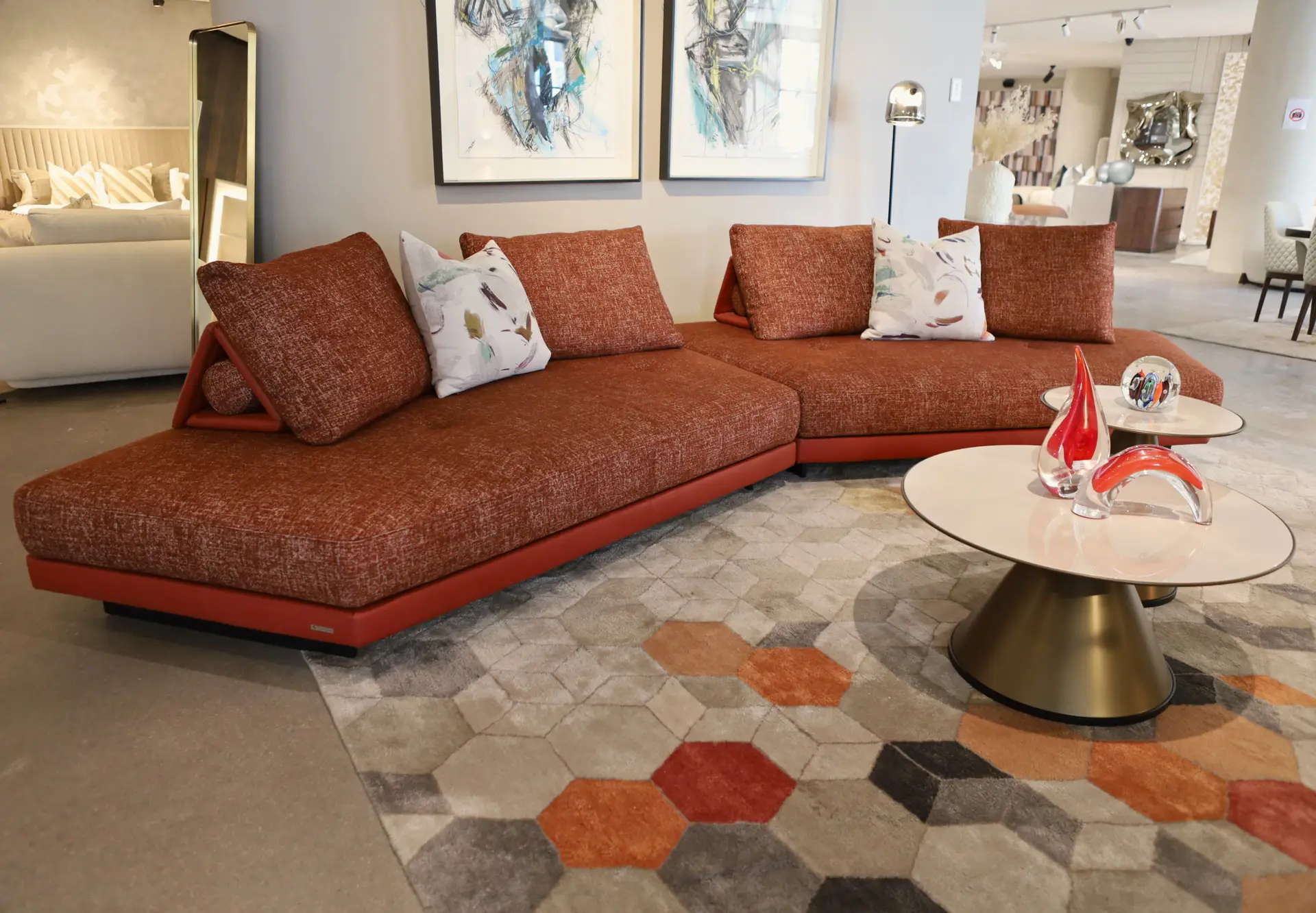 Pitti Curved Sofa at House & Haven