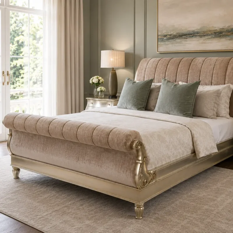 Royal Fluted Bed at House & Haven