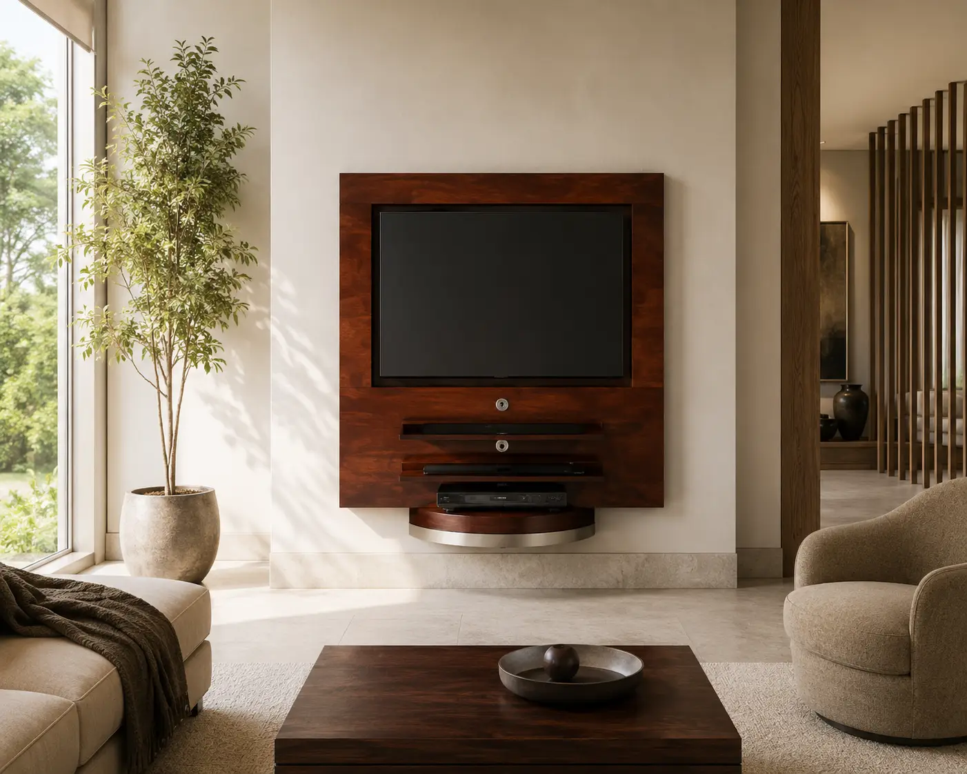 Swivel Plasma TV Unit at House & Haven