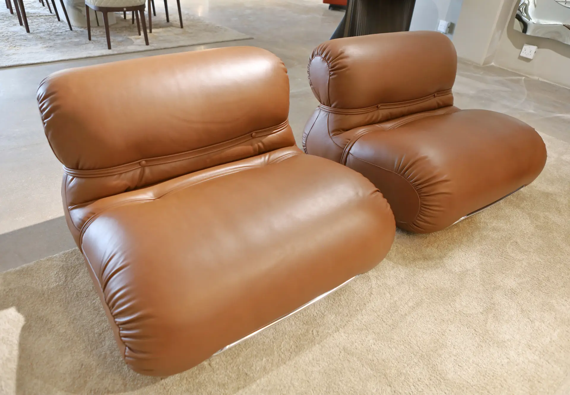 Tacchini Orsola Armchair with Ottoman at House & Haven