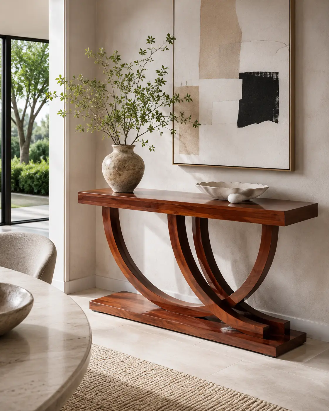 Walnut Infinity Server Single Base