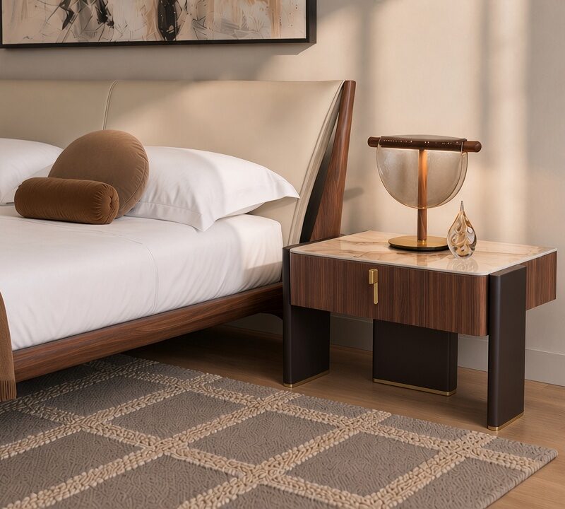 Julian Bedside Pedestal - lifestyle scene