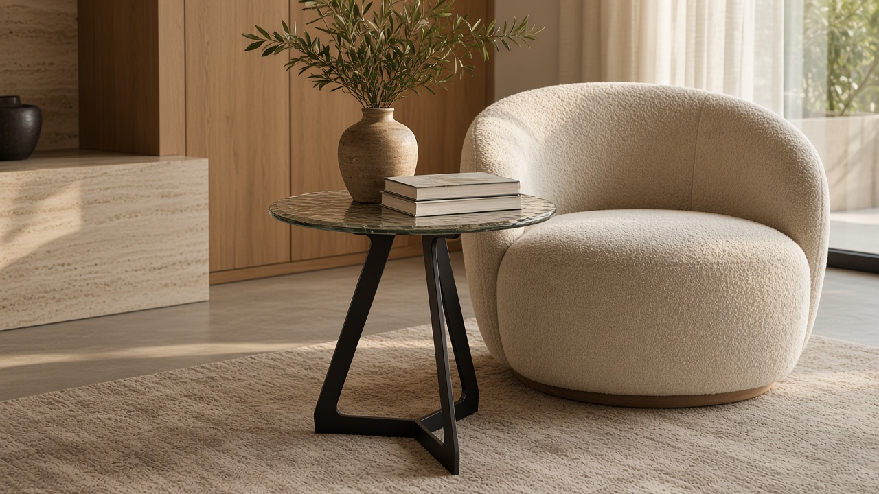 Lake Side Side Table - lifestyle scene