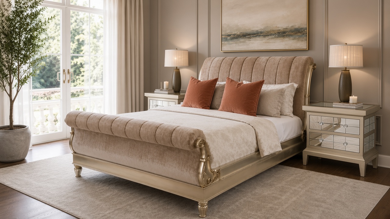 Palazzo Bedside Pedestal - lifestyle scene